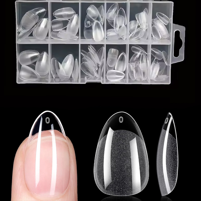Nail Art Xl - Ultrakurze, mandelförmige X-Style Nagelspitzen – 120