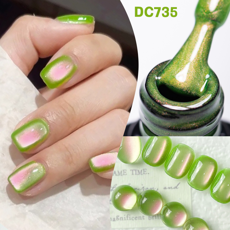 Nail Art Emerald Green - MTSSII 7 ml Guava Cat Magnetischer