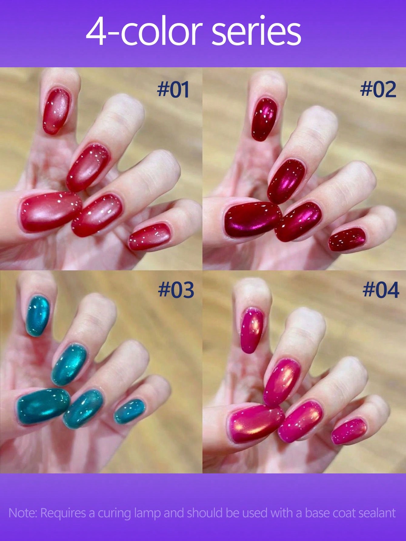 Nail Art Emerald Green - 1-5 Stück 2026 Neuer Drachenfrucht-Katzenaugen-Gel-Nagellack Smaragdgrün