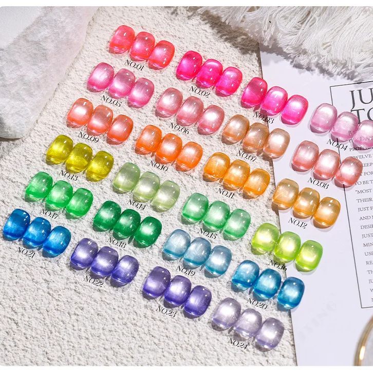24 Farben 3D Magnetisches Fluo – Nail Art Emerald Green Bewertung und Preis