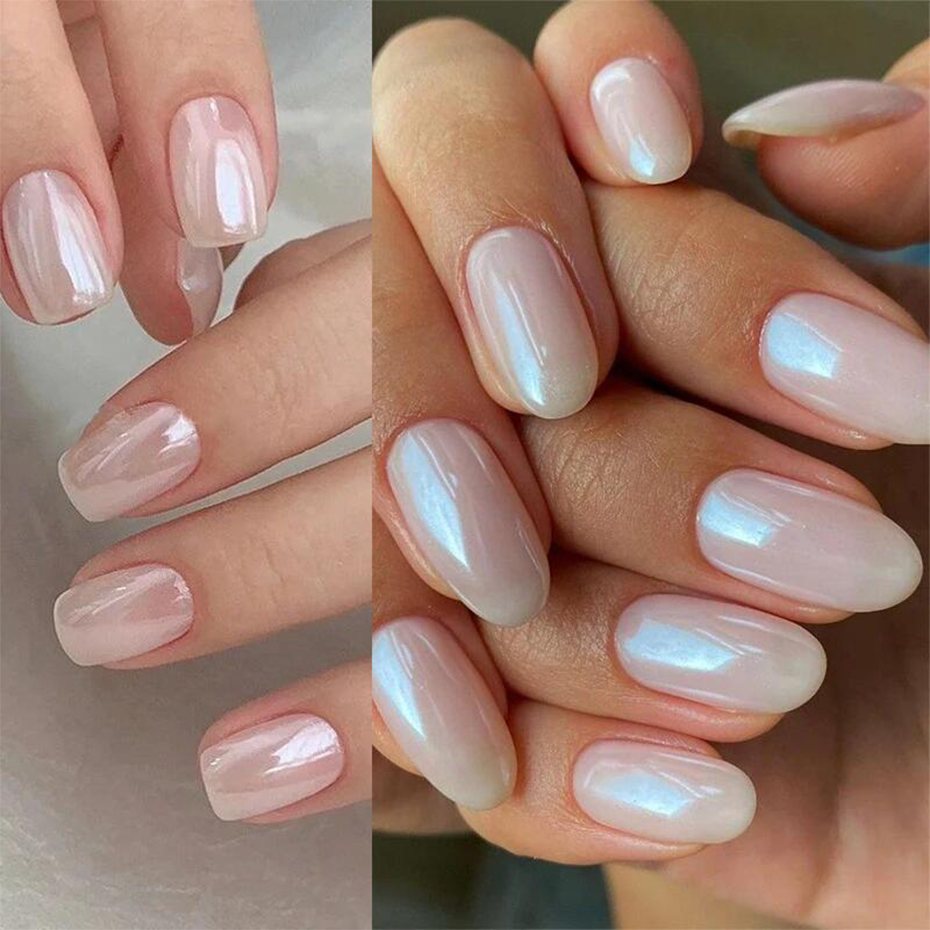 Mondlicht-Perlenweiß Nagelglit – Nail Glitter Chrome Bewertung und Preis