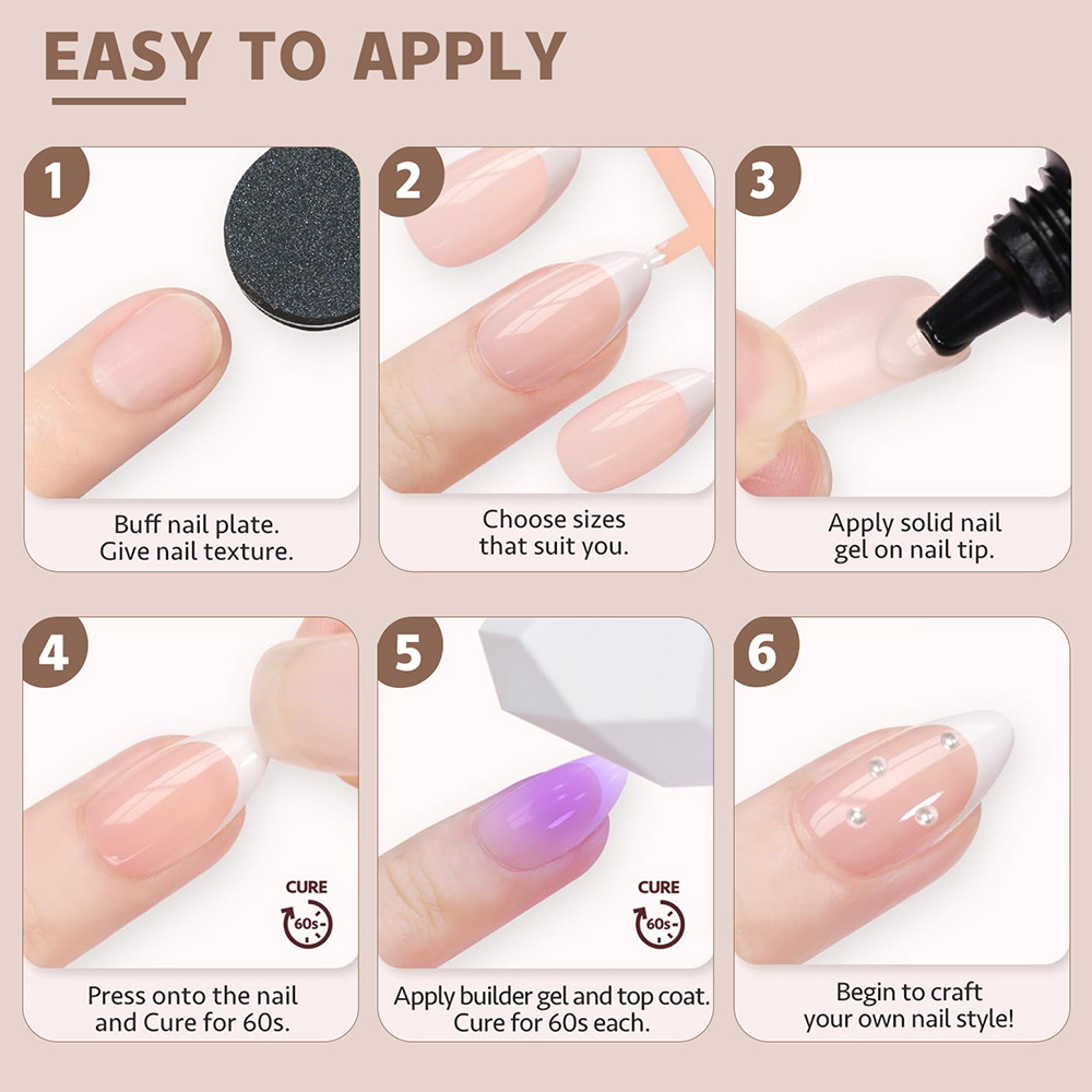 150 Stück/Box Französische Kun – Nail Art Xl Bewertung und Preis