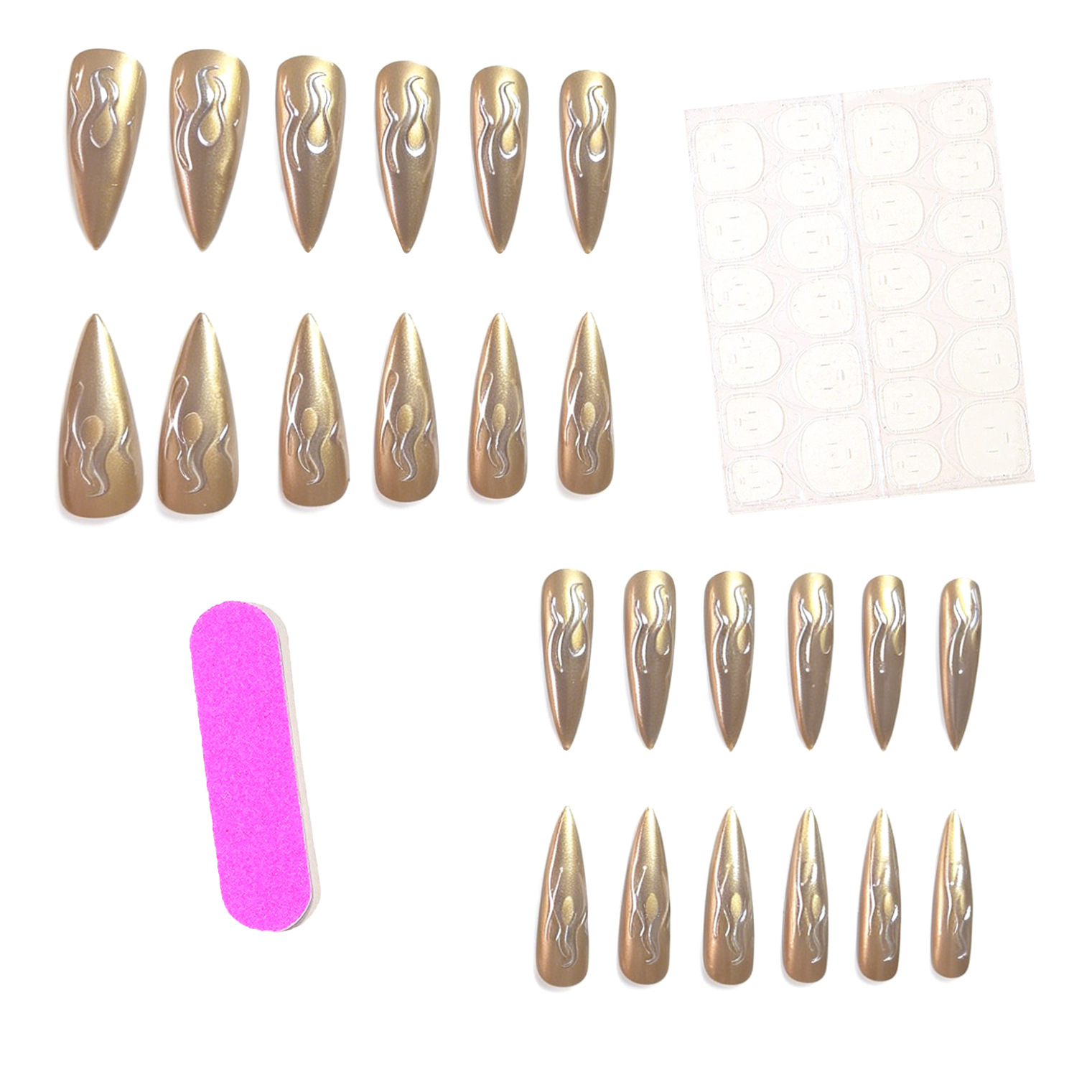 24 Stück 3D Chrom Silber Gold  – Nail Glitter Chrome Bewertung und Preis