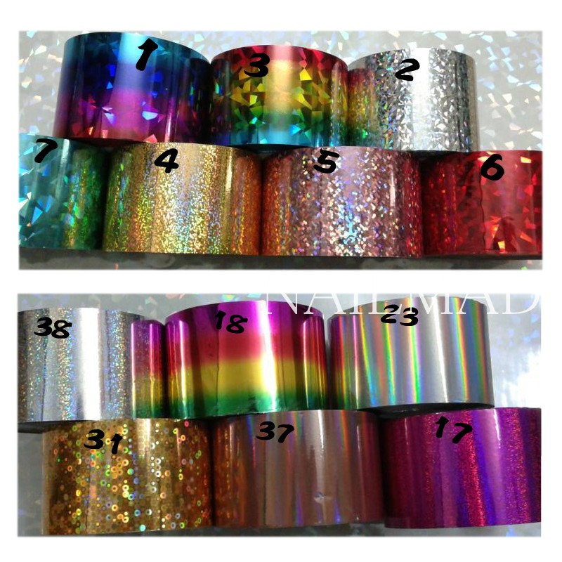 1 rolle 120m * 4cm Holographis – Nail Art Xl Bewertung und Preis