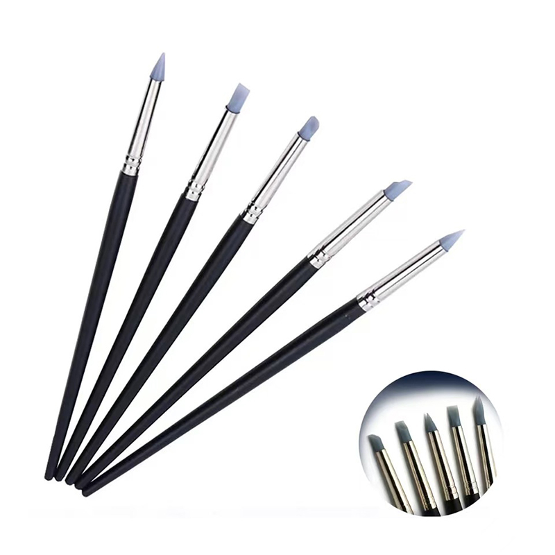 5 Stück Dental-Silikonpinsel,  – Nail Art Emerald Bewertung und Preis