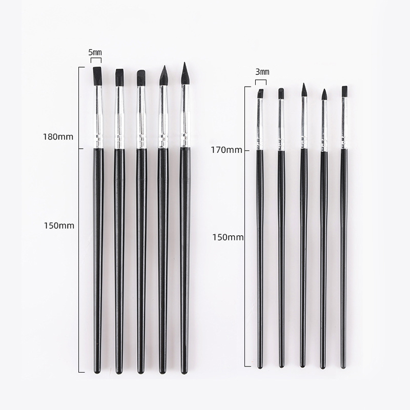 5 Stück Dental-Silikonpinsel,  – Nail Art Emerald Bewertung und Preis