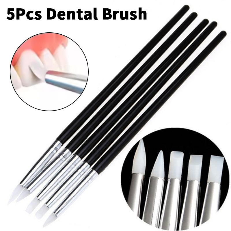 5 Stück Dental-Silikonpinsel,  – Nail Art Emerald Bewertung und Preis