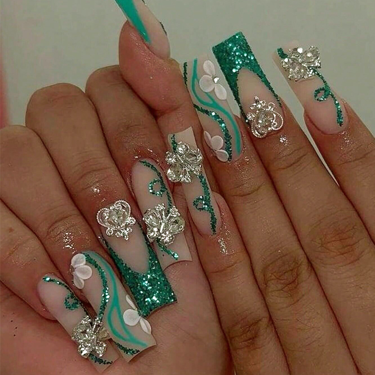 Lange Sarg presse auf Nägel Ba – Nail Art Aesthetic Bewertung und Preis