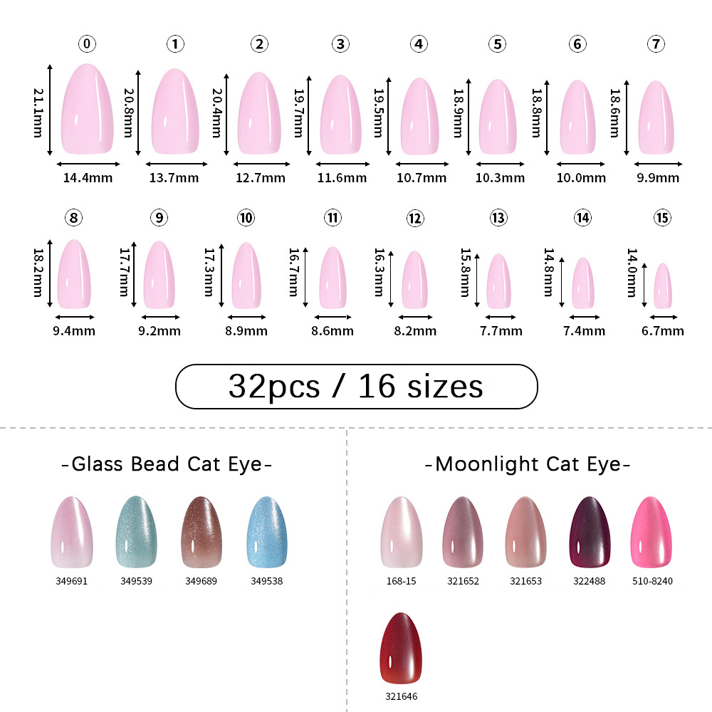 VITAGWX 32 Stück Aufklebenägel – Nail Art Emerald Bewertung und Preis