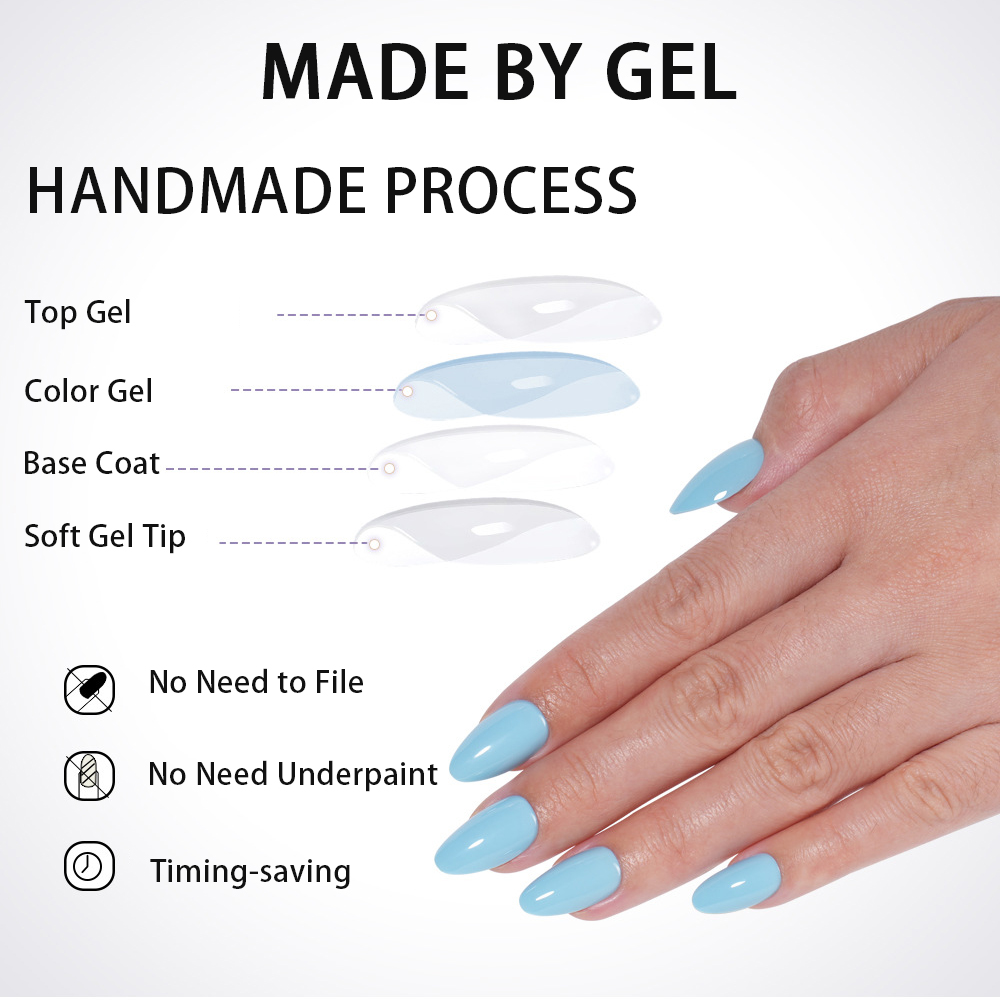 VITAGWX 32 Stück Aufklebenägel – Nail Art Emerald Bewertung und Preis