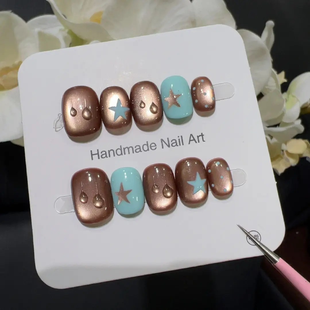 10 Stück hochwertige kleine br – Nail Art Emerald Bewertung und Preis