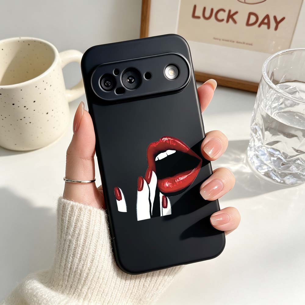 Rote Lippen Nagelkunst Handyhü – Nail Art Xl Bewertung und Preis