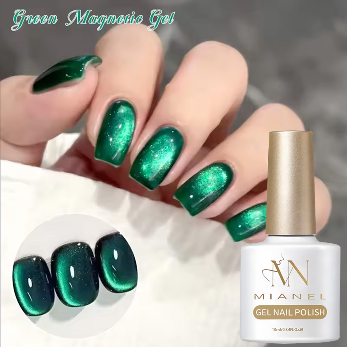 MAINEL 10ML 1 Stück Hochpigmen – Nail Art Emerald Green Bewertung und Preis