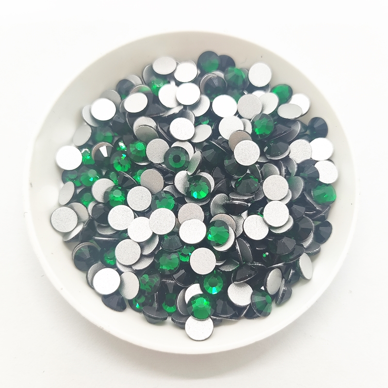 Alle Größe SS3-SS60 dunkelgrün – Nail Art Emerald Green Bewertung und Preis