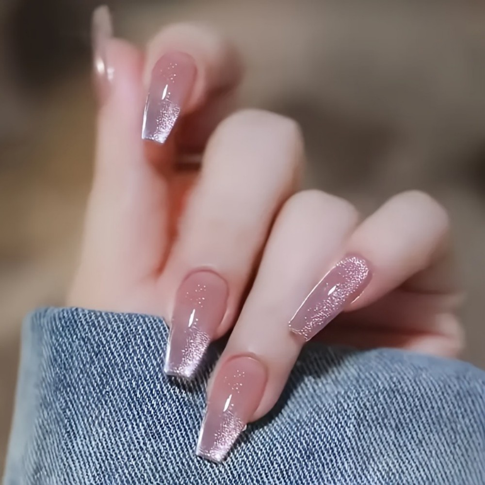 24 Stück Funkelnde Rosa Glitze – Nail Art Aesthetic Bewertung und Preis