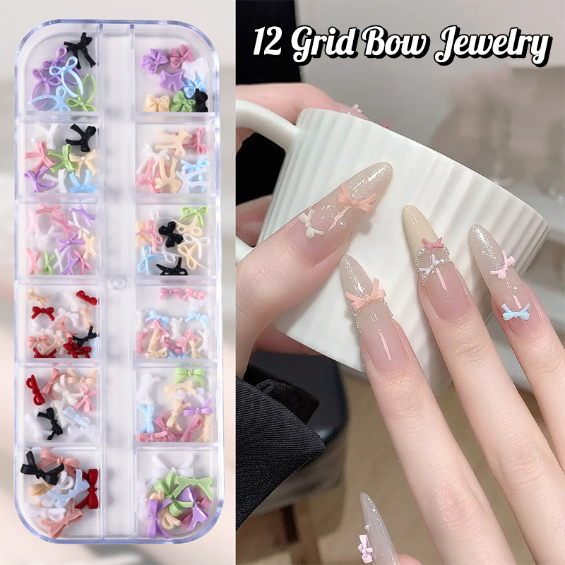 12 Gitter mehrere Farben Bowkn – Nail Art Emerald Bewertung und Preis