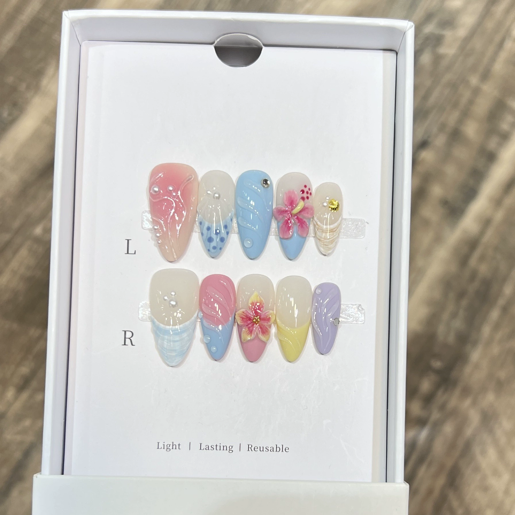 10 Stück Milchig-Nude Sanfte H – Nail Art Aesthetic Bewertung und Preis