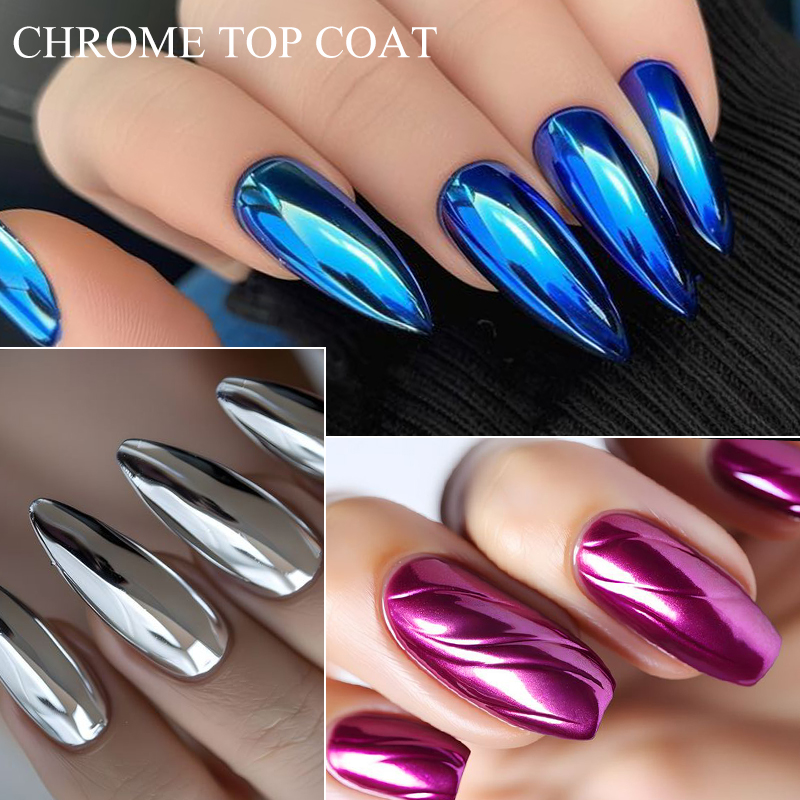 7ML Chrome Top Coat für Spiege – Nail Glitter Chrome Bewertung und Preis